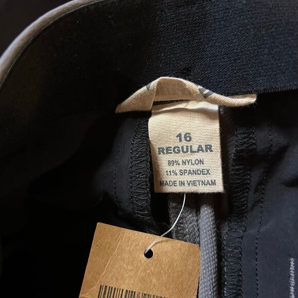 Duluth Trading Co Flexcellent Gray Skinny Leg Ankle Pants Sz 16 Outdoors Travel - Picture 2 of 5